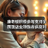 康老板积极参与支持全国饭店业领跑者供需对接项目(图2) 康老板积极参与支持全国饭店业领跑者供需对接项目(图2)