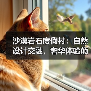 沙漠岩石度假村：自然设计交融，奢华体验颠覆想象（图2）