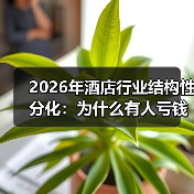 2026年酒店行业结构性分化:为什么有人亏钱有人排队?(图1) 2026年酒店行业结构性分化:为什么有人亏钱有人排队?(图1)