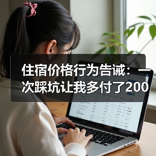 住宿价格行为告诫:一次踩坑让我多付了200块(图1) 住宿价格行为告诫:一次踩坑让我多付了200块(图1)