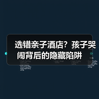 选错亲子酒店？孩子哭闹背后的隐藏陷阱（图1）