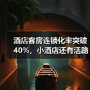 酒店客房连锁化率突破40%,小酒店还有活路吗?(图3) 酒店客房连锁化率突破40%,小酒店还有活路吗?(图3)