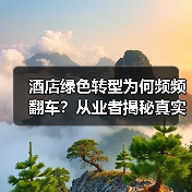 酒店绿色转型为何频频翻车？从业者揭秘真实痛点（图2）