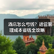 酒店怎么亏钱？运营管理成本省钱全攻略（图1）