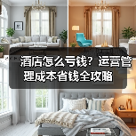 酒店怎么亏钱？运营管理成本省钱全攻略（图2）