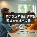 酒店怎么亏钱？运营管理成本省钱全攻略（图3）