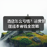 酒店怎么亏钱？运营管理成本省钱全攻略（图4）