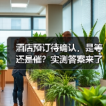 酒店预订待确认,是等还是催?实测答案来了(图2) 酒店预订待确认,是等还是催?实测答案来了(图2)