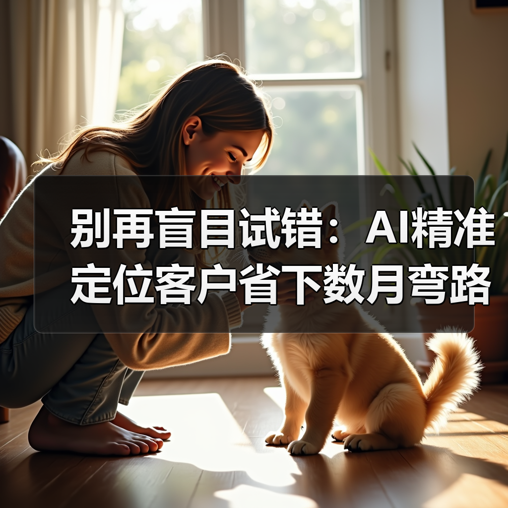 别再盲目试错：AI精准定位客户省下数月弯路