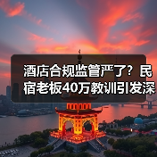 酒店合规监管严了？民宿老板40万教训引发深思