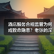 酒店服务合规监管为何成致命隐患？老张的深夜惨案暴露真相