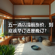 五一酒店提前涨价，到底该早订还是晚订？